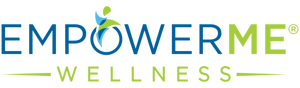 EmpowerMe Wellness logo and symbol.